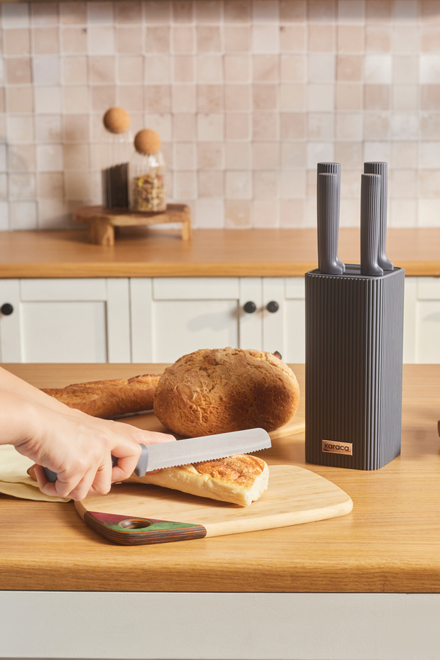 Massimo Line 6 Parça Bıçak Seti Antrasit - 3