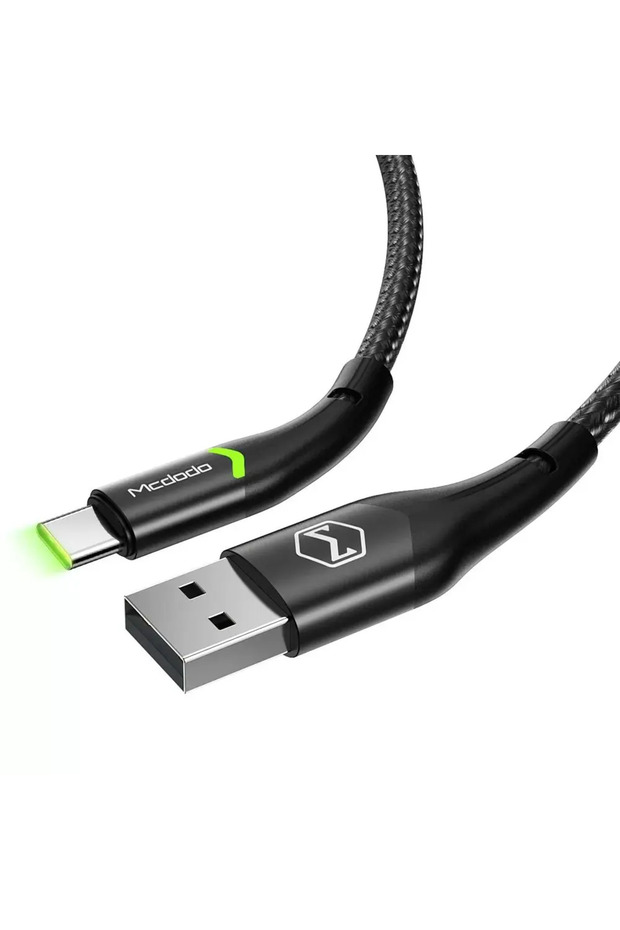 CA-7960 USB-A TO Type-C Hızlı Data-Şarj Kablosu 3A 1m - Siyah - 2