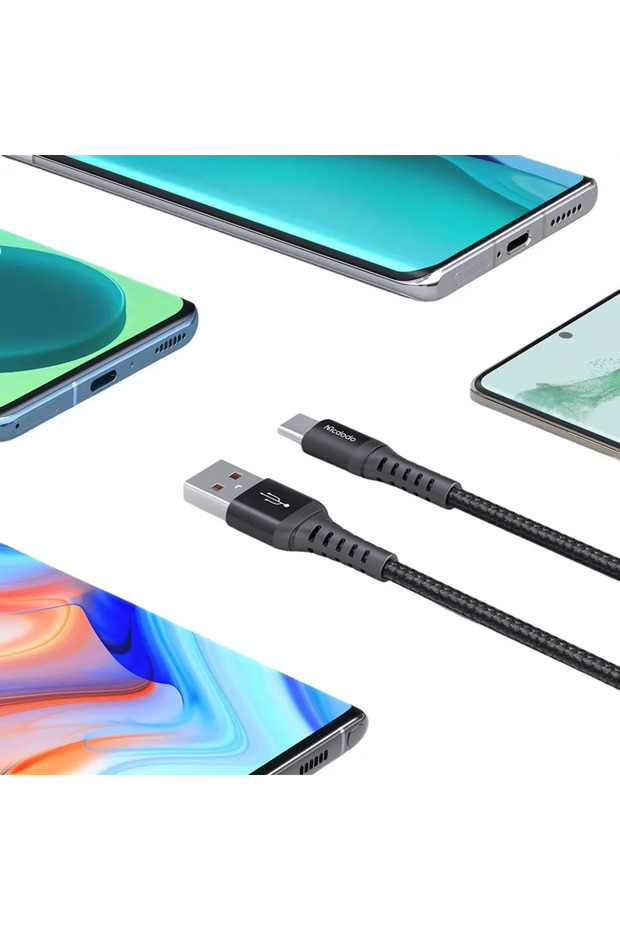 CA-2771 USB-A TO Type-C Q.C 4.0 Hızlı Data-Şarj Kablosu 1m - Siyah - 3