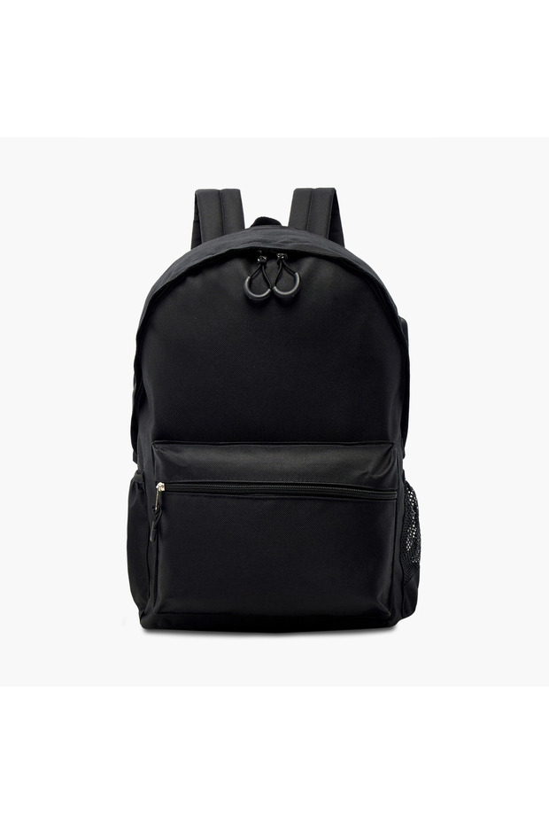 حقيبة ظهر متينة بأحزمة قابلة للتعديل وسحاب للإغلاق - 16 بوصة - 1