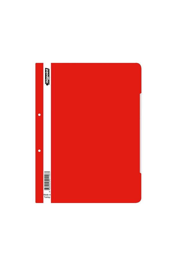 Telli Dosya 50'li Paket, Standart,A4 Poşet Dosya İçin,Kırmızı - 1