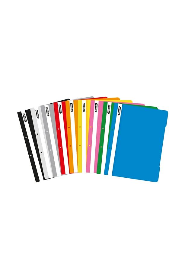 Telli Dosya 50'li Paket, Standart,A4 Poşet Dosya İçin,Kırmızı - 3