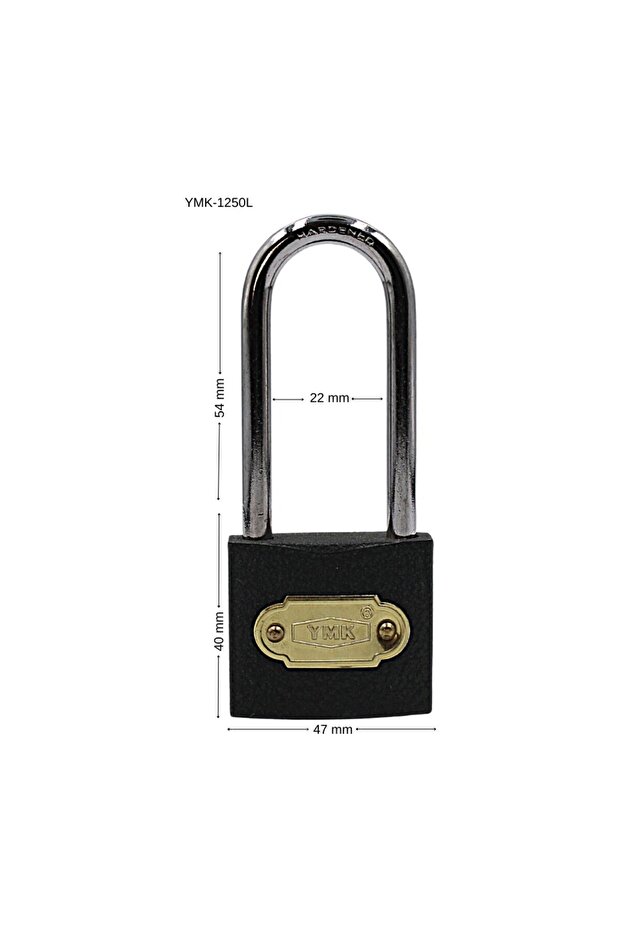50mm - Long Gray Padlock