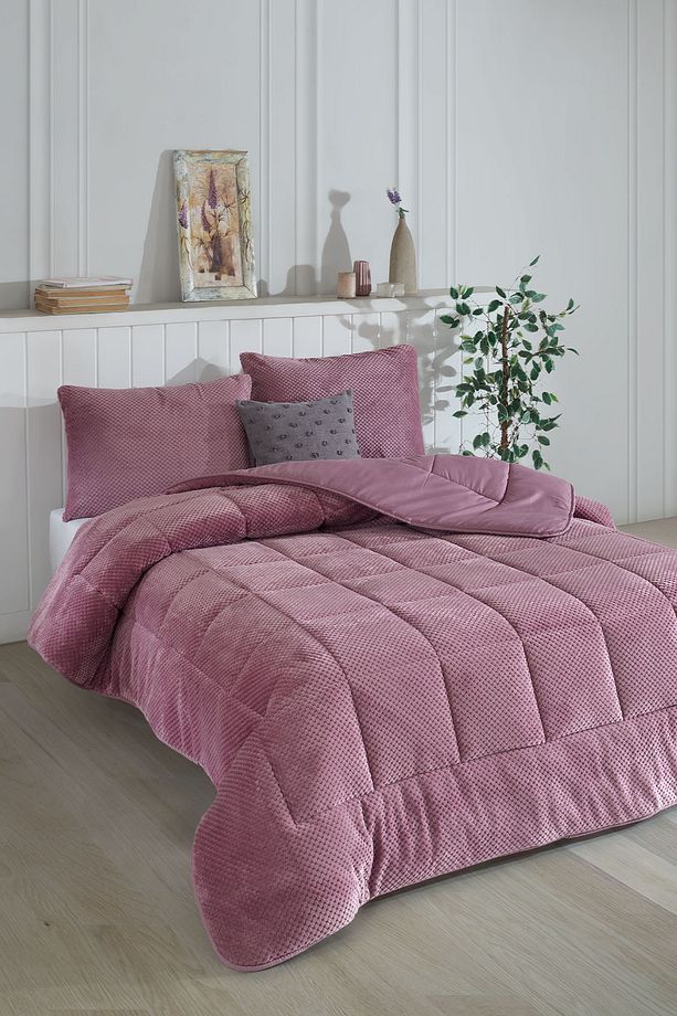 Luis Comfort Set Tek Kişilik (155x215 cm) Gülkurusu - 3