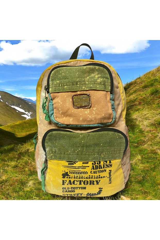Quality Single Compartment Vintage Design Daily Backpack Travel School Travel Bag Jannie Bag 27 cm X 40 cm