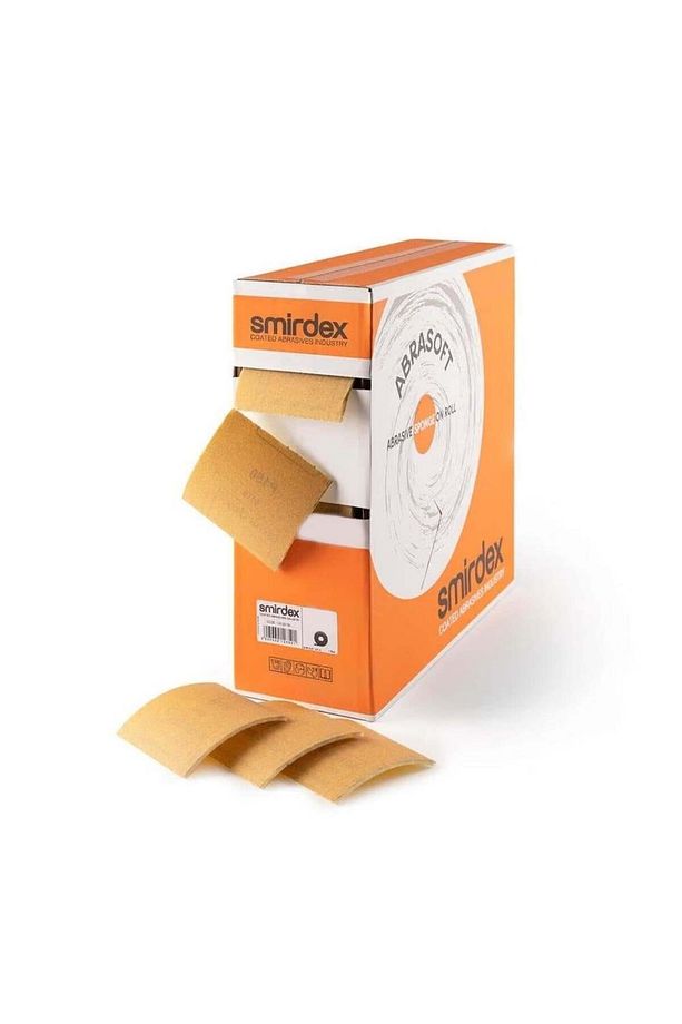 Abrasoft Sünger Rulo Zımpara Kağıt Zımpara El Zımparası 115 mm (800 Kum) 25 cm (1 Adet) - 1