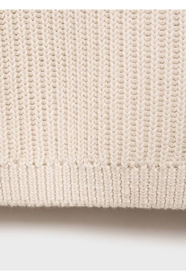 Strickpullover mit Knopfdetail - 4