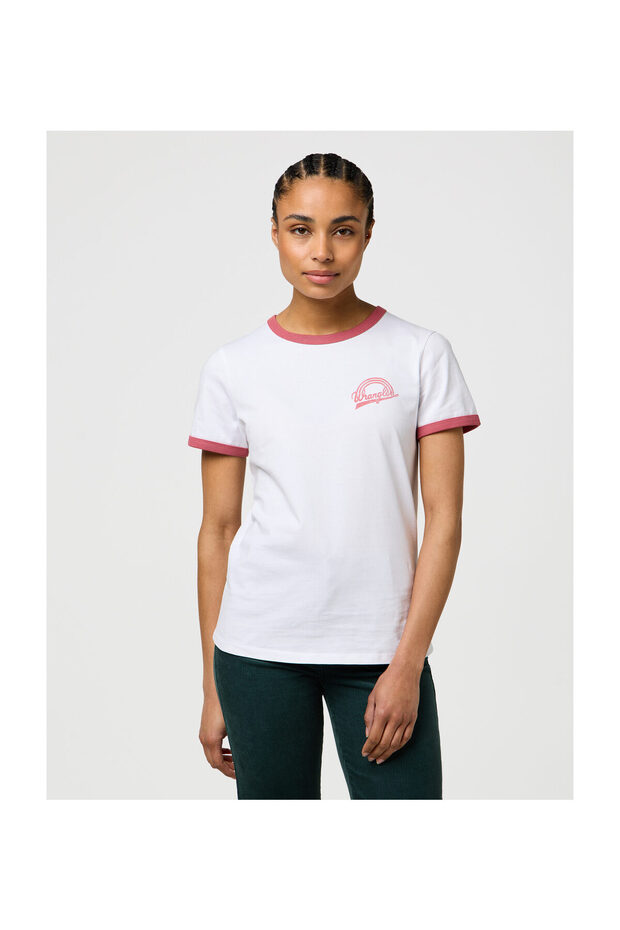 TRIČKO RINGER, SVĚTLÉ BÍLÉ - 12