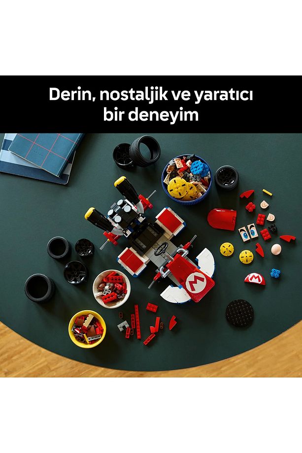 ® Super Mario: Mario Kart – Mario ve Standard Kart 72037 - 18+ Model Yapım Seti (1972 Pr) - 7