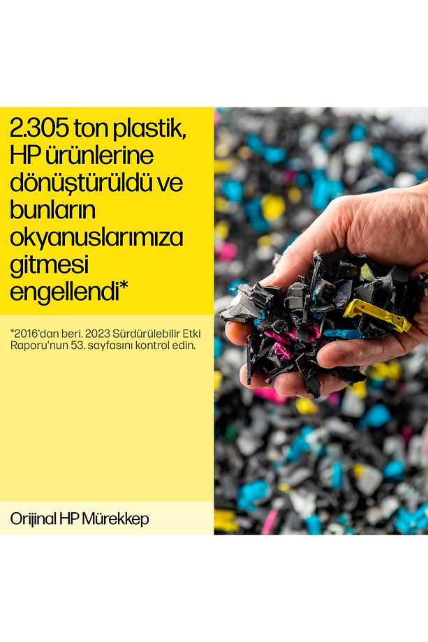 F6V25AE 652 Siyah Mürekkep Kartuşu - 8