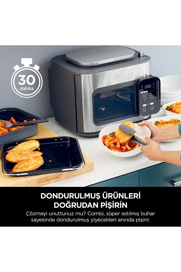 Combi All-in-One Multicooker, Fırın ve Az Yağlı Pişirici - Shark Ninja - 8