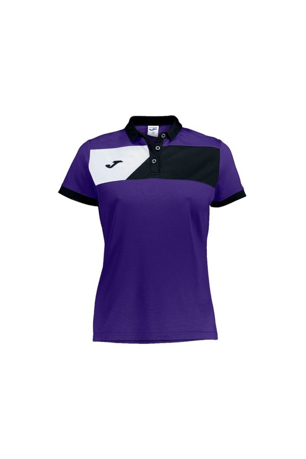 Women's Purple Polo Neck T-Shirt 900387.551