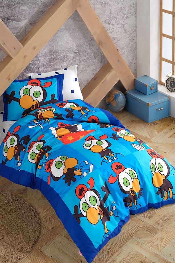 Poplin Tek Kişilik Lisanslı Nevresim Takımı Sizinkiler V5 - 1