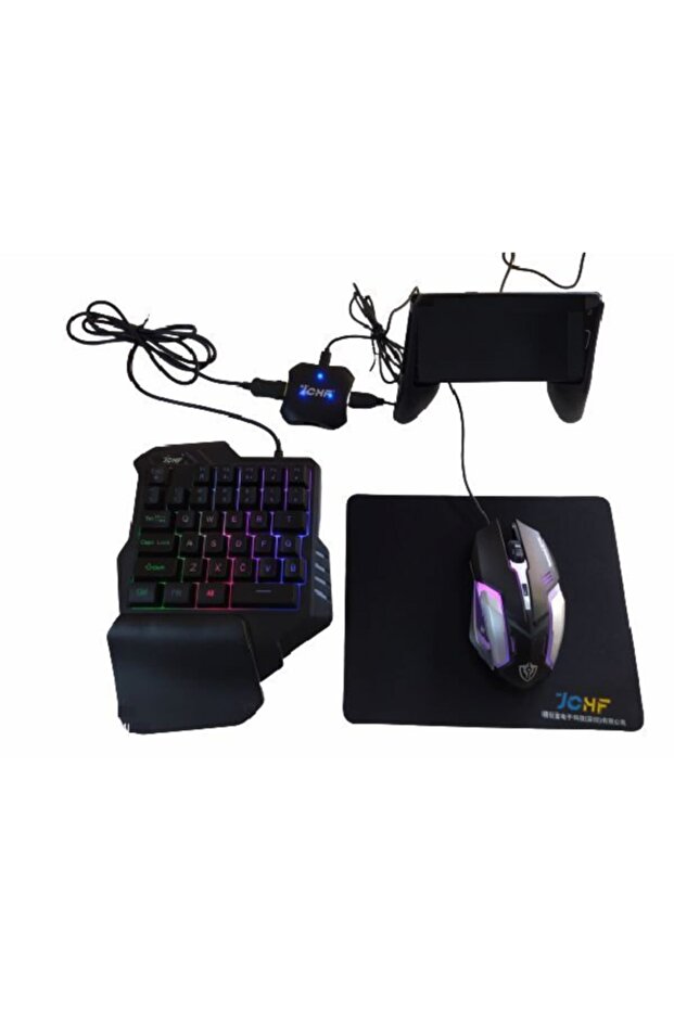 Klavye Mouse Bluetooth Gamepad Oyuncu Seti Jchf-68 - 1