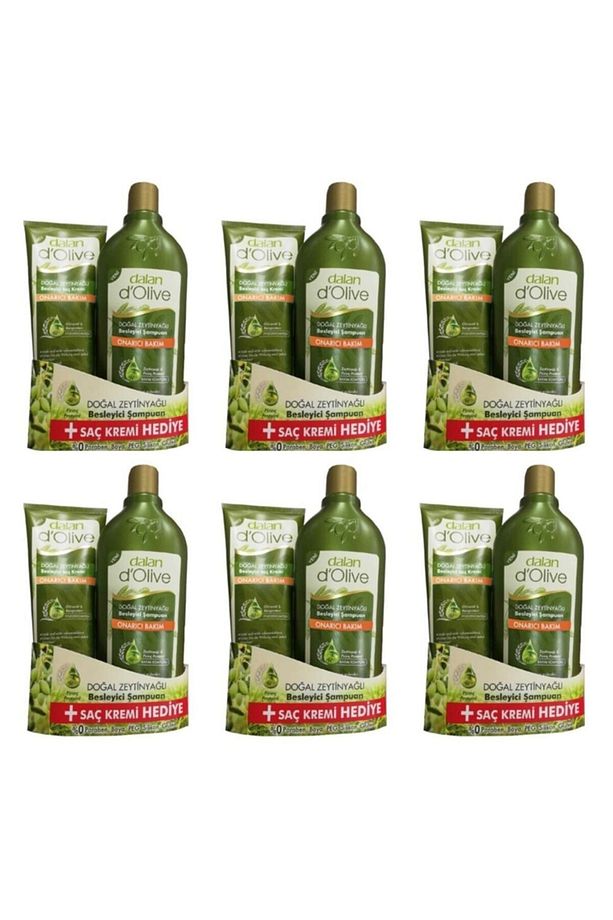 Onarıcı Bakım Şampuan 400ml+saç Kremi Hediyeli 200ml 6 Adet - 1