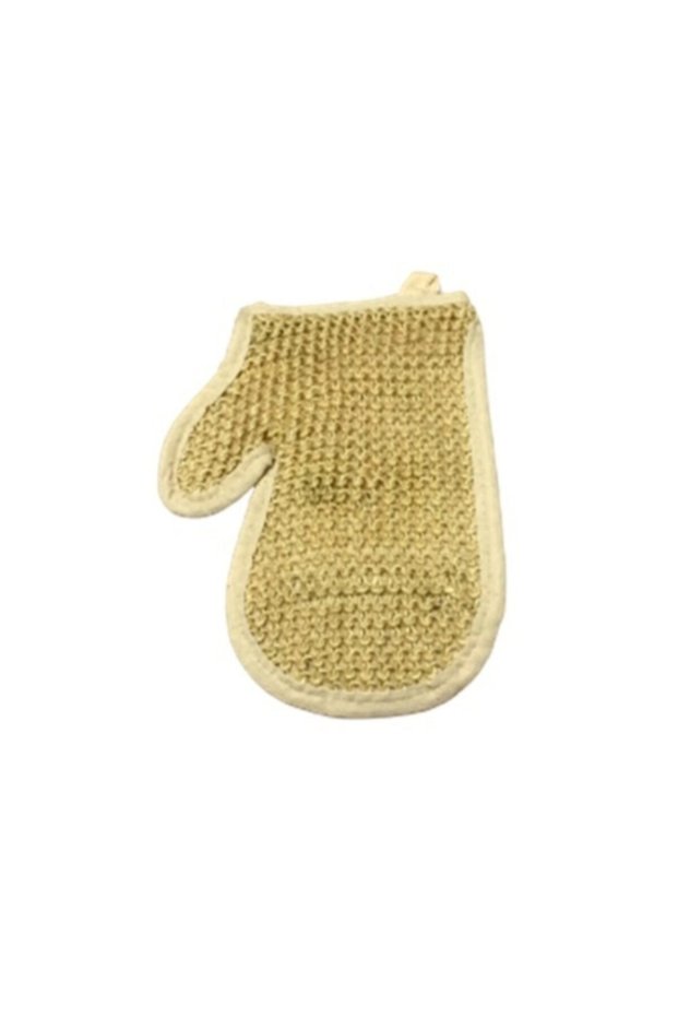 Natural Sisal Fingered Towel Gloves Washcloth