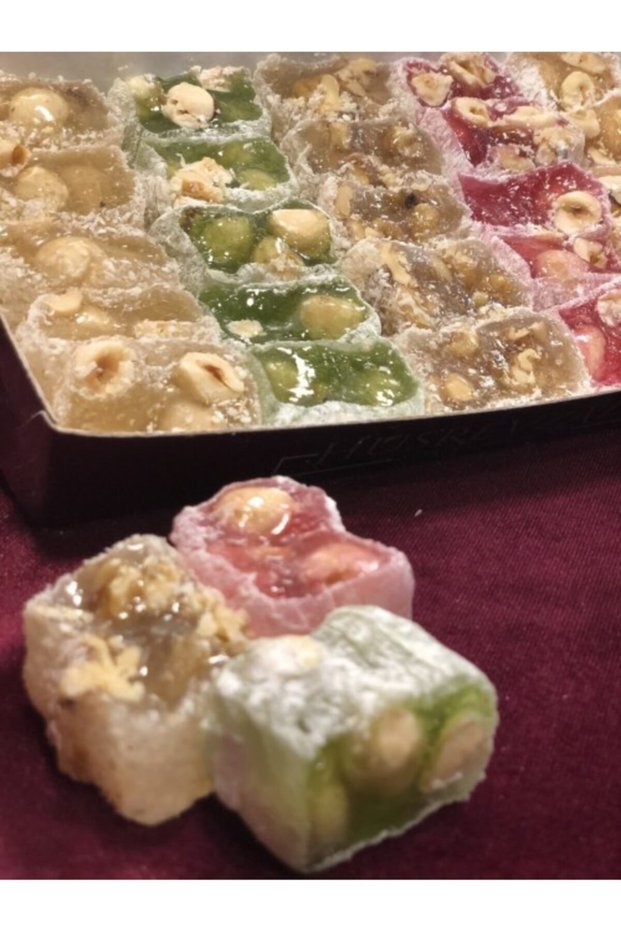 Mixed Special Pomegranate, Kiwi, Orange, Walnut Turkish Delight 500 Grams