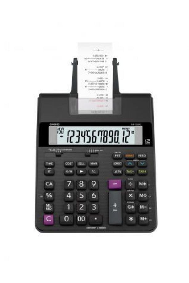 HR-150RC-DC 12 Hane Şeritli Hesap Makinesi - 1
