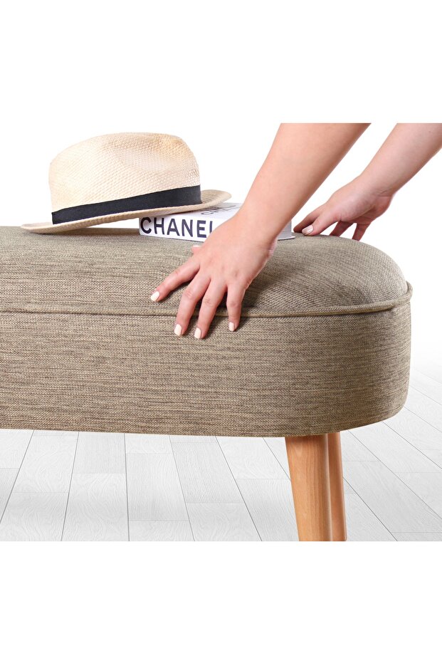 Lednok Bench Puf - Kahve - 4