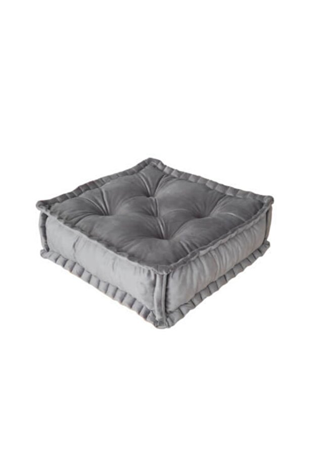 Bisküvi Gri Yer Minderi - 1