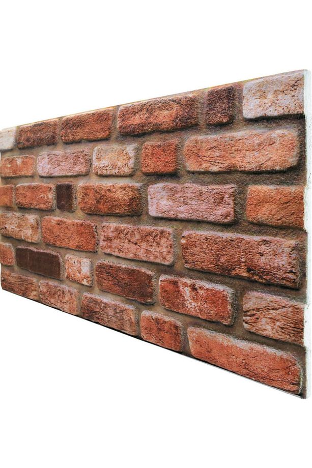 5 Adet (2,5M2) X Tuğla Desenli 3 Boyutlu Renkli Strafor Köpük Duvar Kaplama Paneli (BR-534) - 1