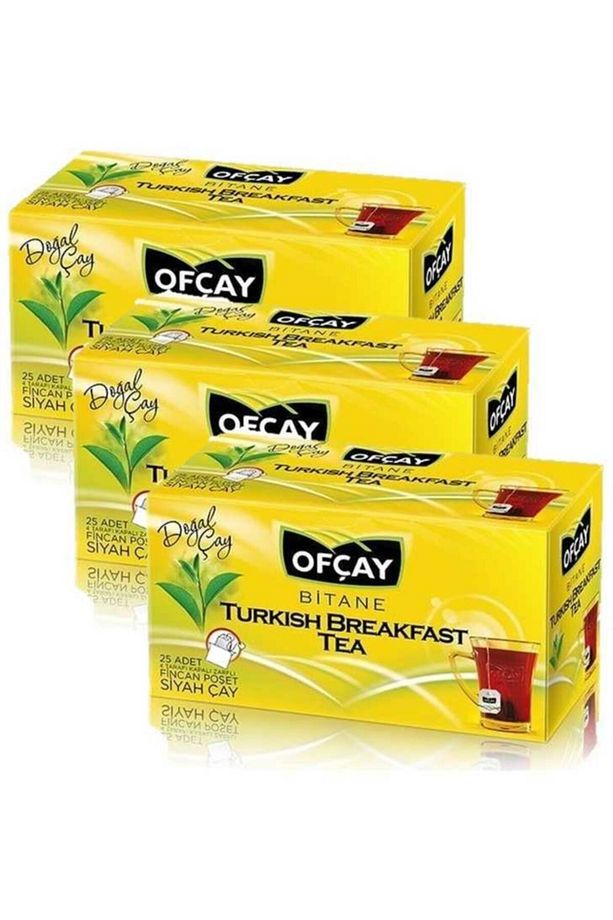 Bitane Turkish Breakfast Tea 25'li Bardak Poşet Çay X 3 Paket - 1