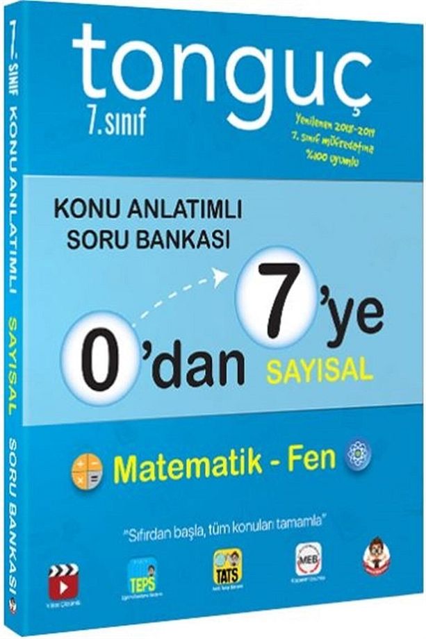 0 dan 7 ye Sayısal Konu Anlatımlı Soru Bankası Tonguç Yayınları - 1
