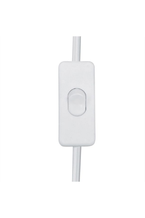 E27 Düz Duy Aç Kapa Anahtarlı 2 Metre Kablolu Fiş + 10w A60 Ampul - 2
