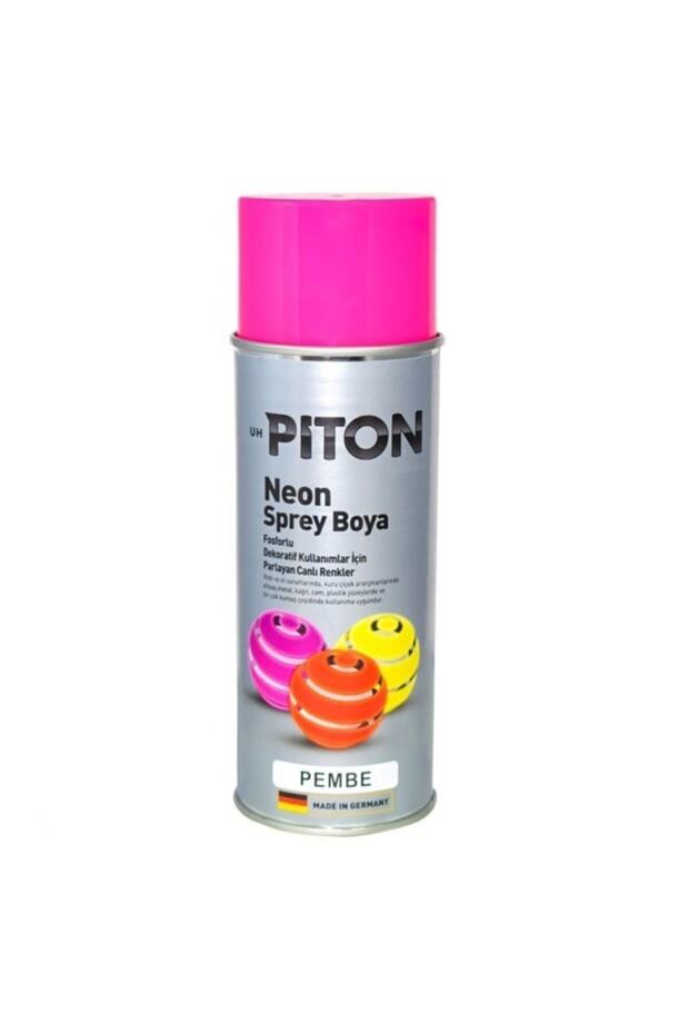 Floresan Fosforlu Neon Sprey Boya 400 ml Pembe - 1