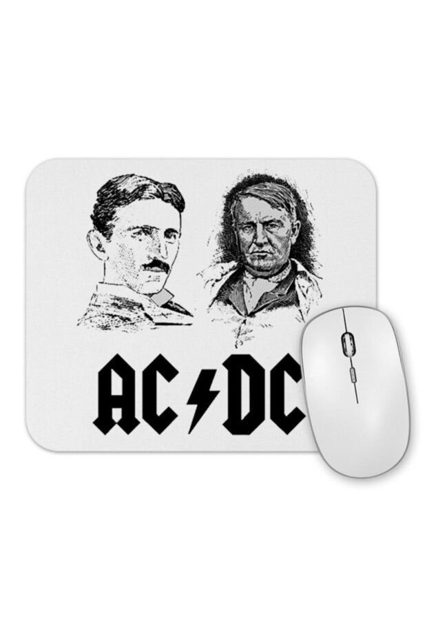 Mouse Pad Ac Dc Tesla și Edison