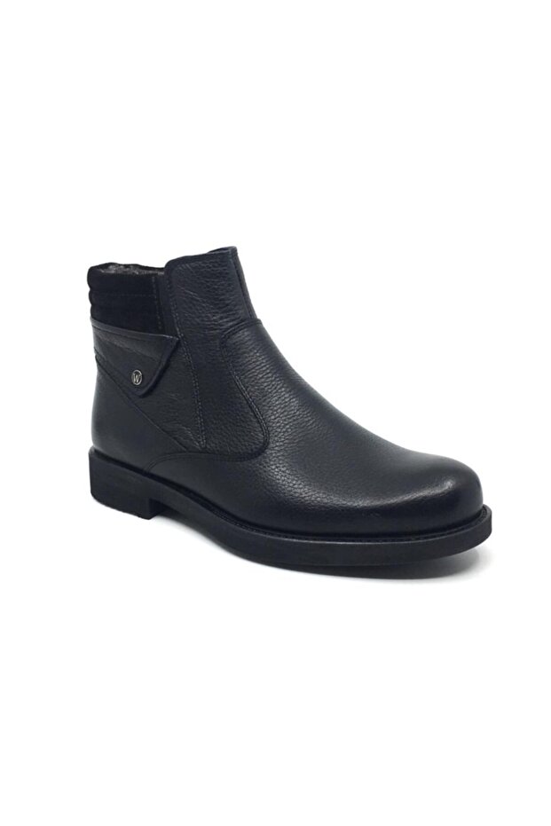 Genuine Leather Men's Daily Winter Fur Boots 40-44