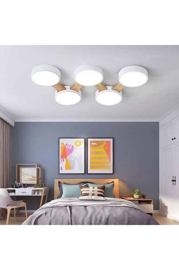 Minimalist Modern Led 5’li Avize-3, - 1