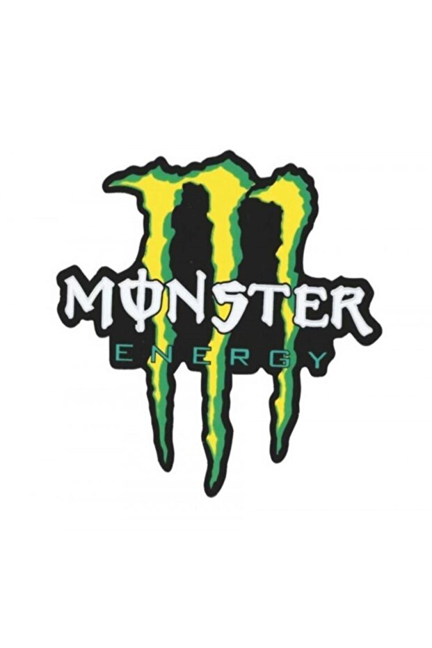 Monster Yellow Sticker 9 X 8 Cm