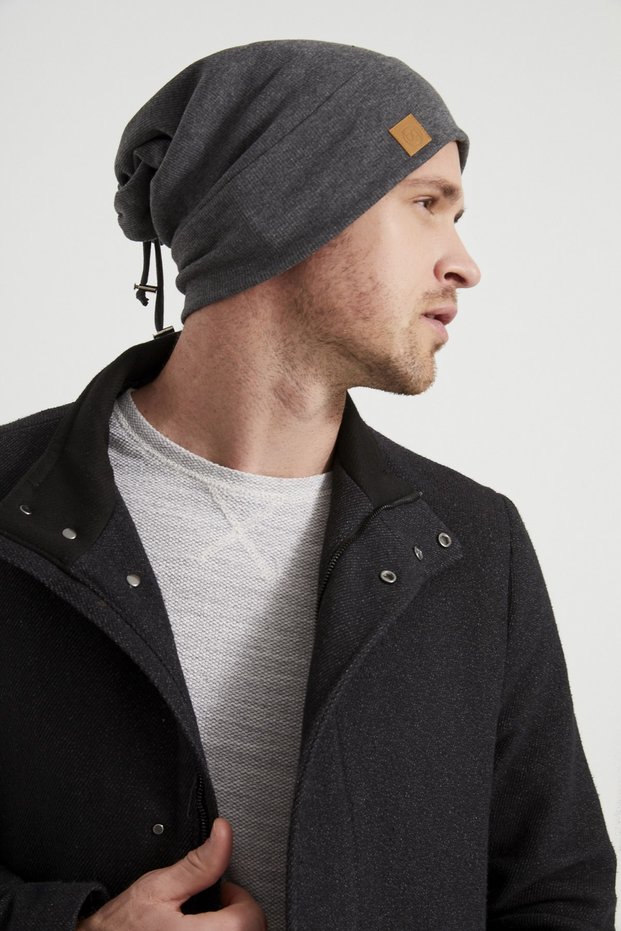 Men's Young Businessman Smoked Rope Detailed Hat Beret - Sports, Comfortable, 100% Cotton Camisole, Domestic Production