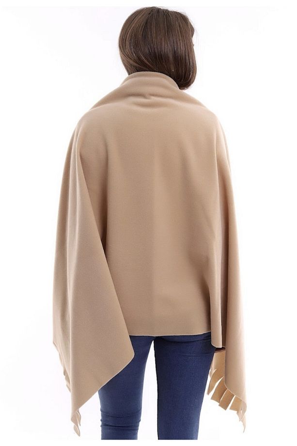 Polar Kışlık Bej Atkı Şal - 6