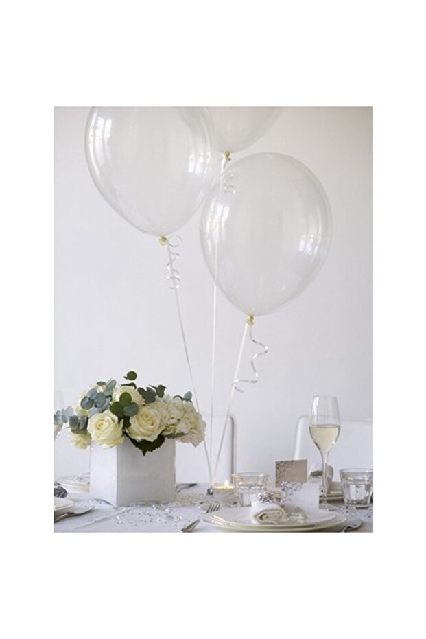 Şeffaf Balon 20 Adet - 1