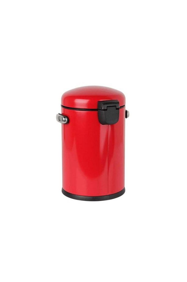 Cw1294- Mini Çöp Kovası Retro 4,5lt Kırmızı - 2