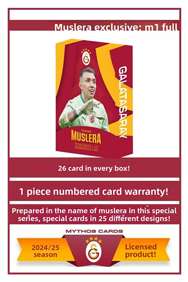 Fernando Muslera Exclusive: Fm1 Full Set Collection Cards - Box