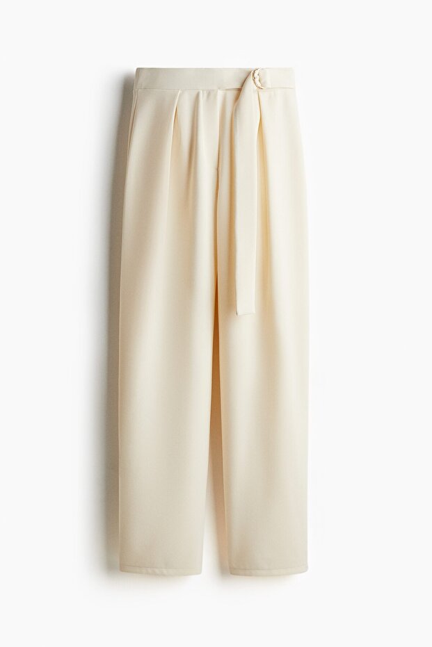 Kemerli Pantolon - 3