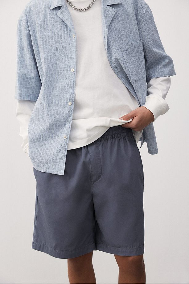 Kanvas Şort Regular Fit - 2