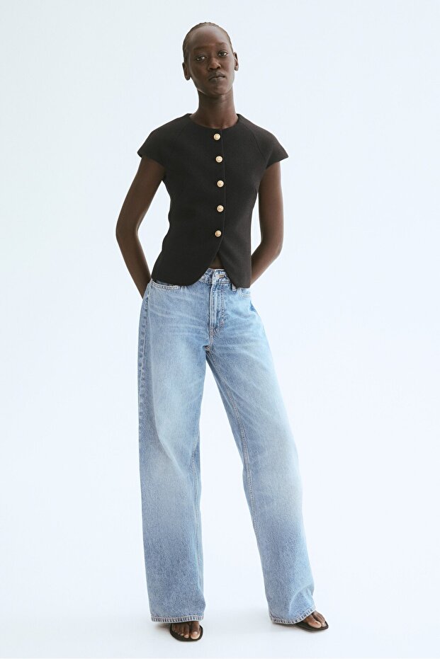 Önü Düğmeli Üst - 2