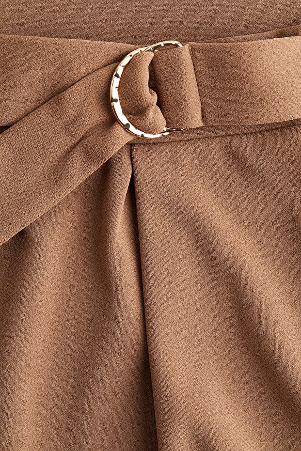 Kemerli Pantolon - 5