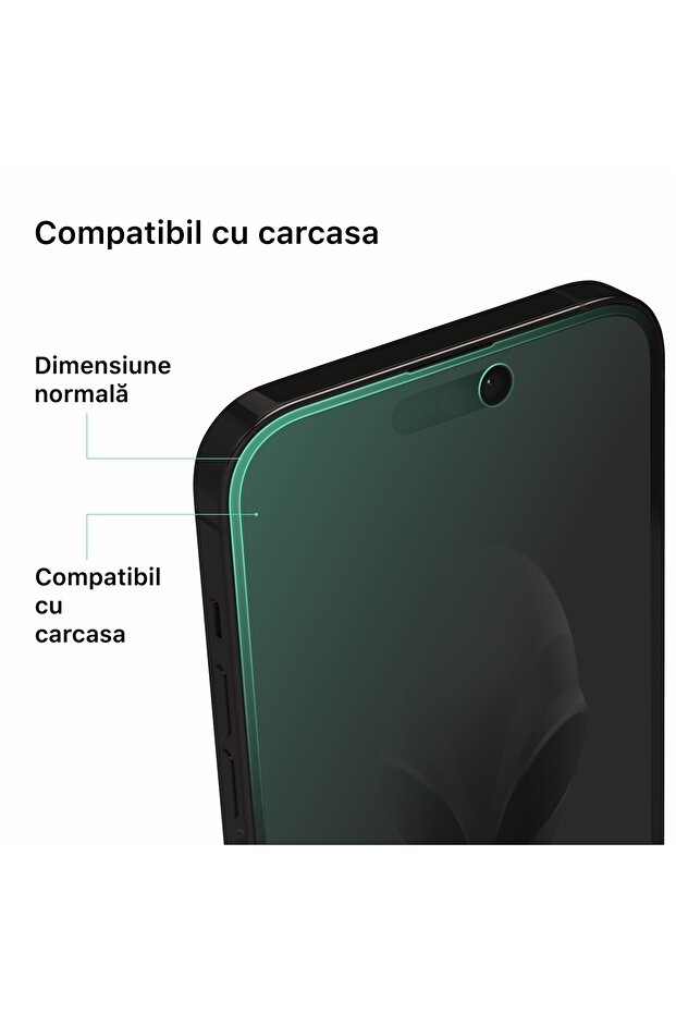 Case friendly renewable screen protector for Apple iPhone 16 - 2