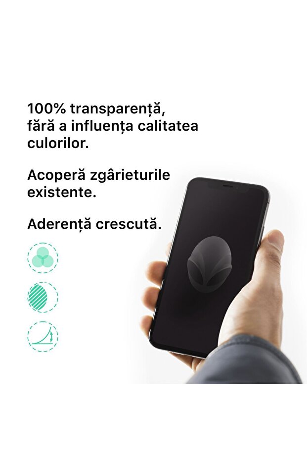 Case friendly renewable screen protector for Apple iPhone 13 - 5