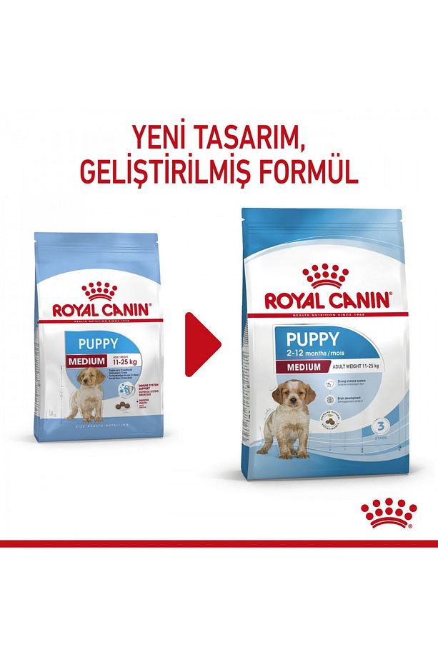 Orta Irklar Için Yavru Kuru Köpek Maması 15kg - 5
