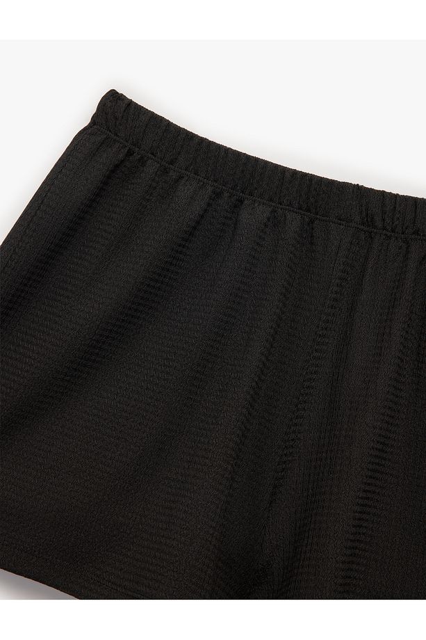 Bürümcük Kumaş Regular Fit Mini Şort - 5