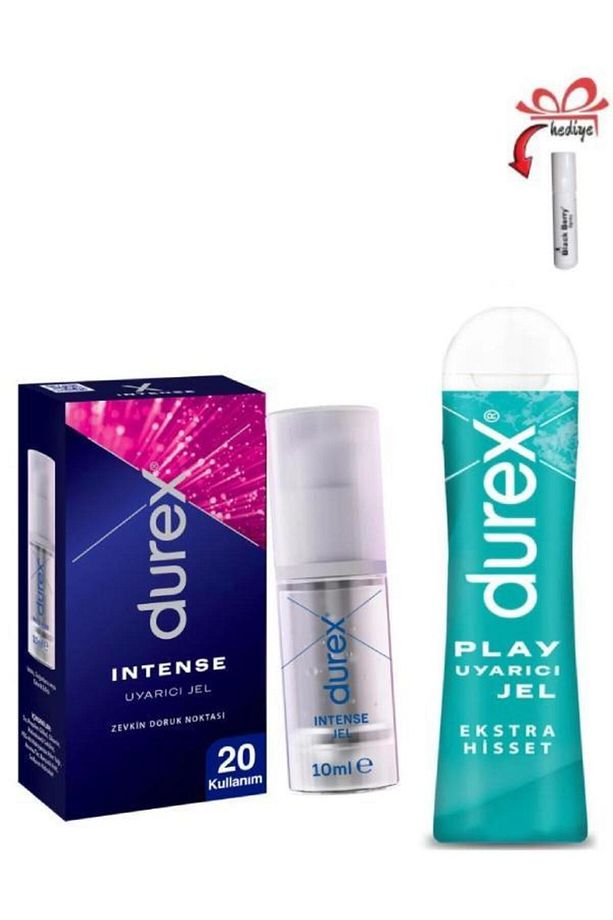 Intense Uyarıcı Jel 10 ml (20 Kullanım) Durex Play Uyarıcı Jel Ekstra Hisset+Geciktiriciyle - 1