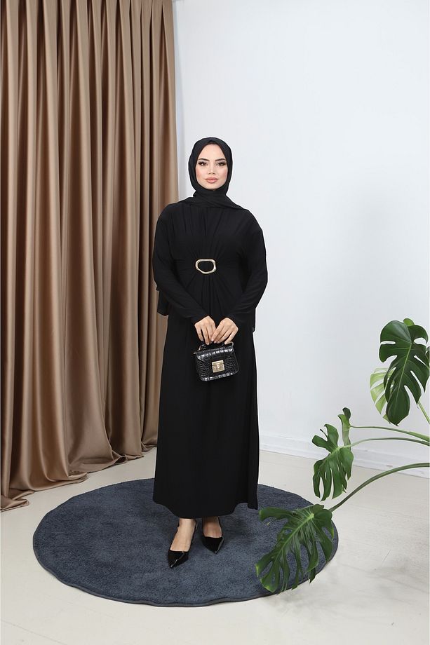 ZARAFET SANDY ELBİSE - 3