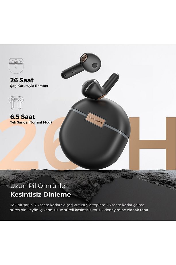 Air4 Kablosuz Kulaklık Bluetooth 5.3 Yapay Zeka ile Geliştirilmiş Arama Için 6 Mikrofon - 7