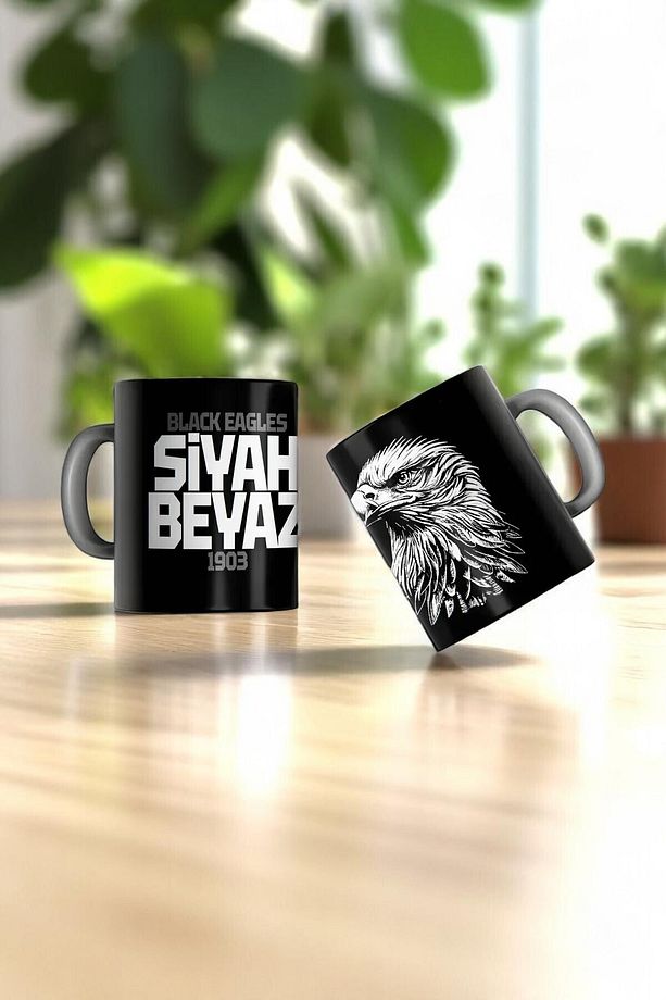 BEŞİKTAŞ TARFTAR BASKILI KUPA BARDAK - 4